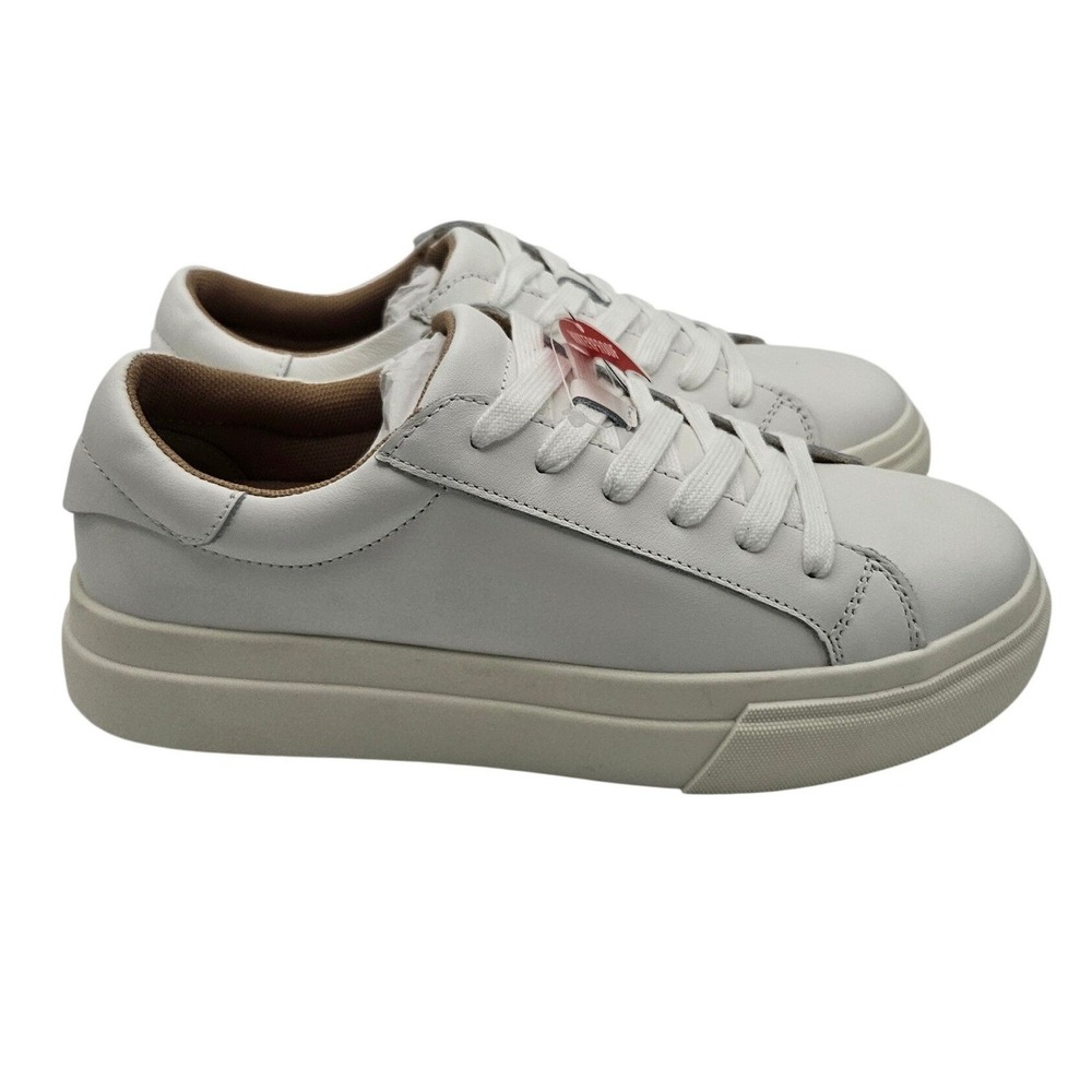 Blondo Venna White Leather Waterproof Platform Sneakers VENN01SD 107 Womens 7.5 - Picture 5 of 6